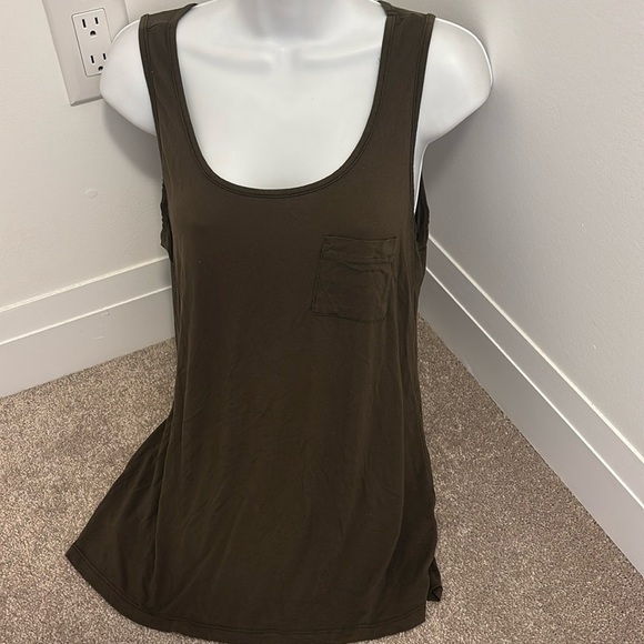 XXI 21  olive green  the LuxeLift tank top M - Picture 4 of 11